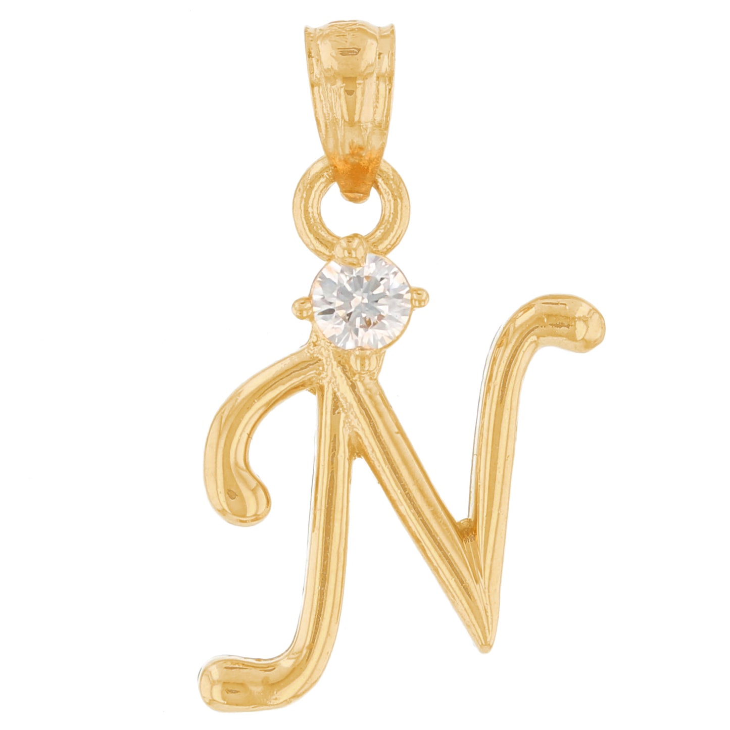 Diamond Initial Pendant (JackAni# P13442)