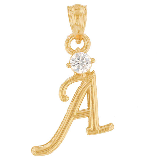Diamond Initial Pendant (JackAni# P13442)