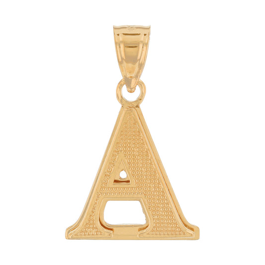Double Layer 3D Initial Pendants (JackAni# P13888)