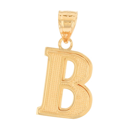 Double Layer 3D Initial Pendants (JackAni# P13888)