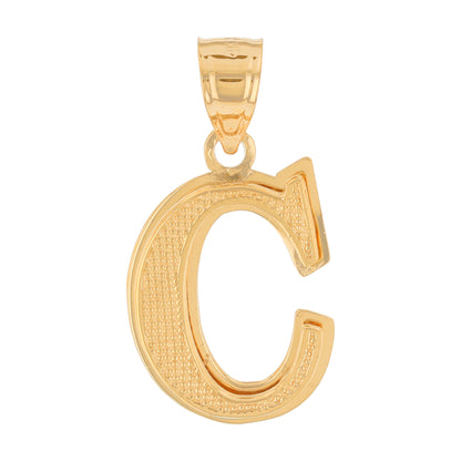 Double Layer 3D Initial Pendants (JackAni# P13888)