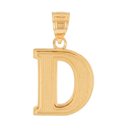 Double Layer 3D Initial Pendants (JackAni# P13888)