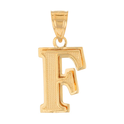 Double Layer 3D Initial Pendants (JackAni# P13888)