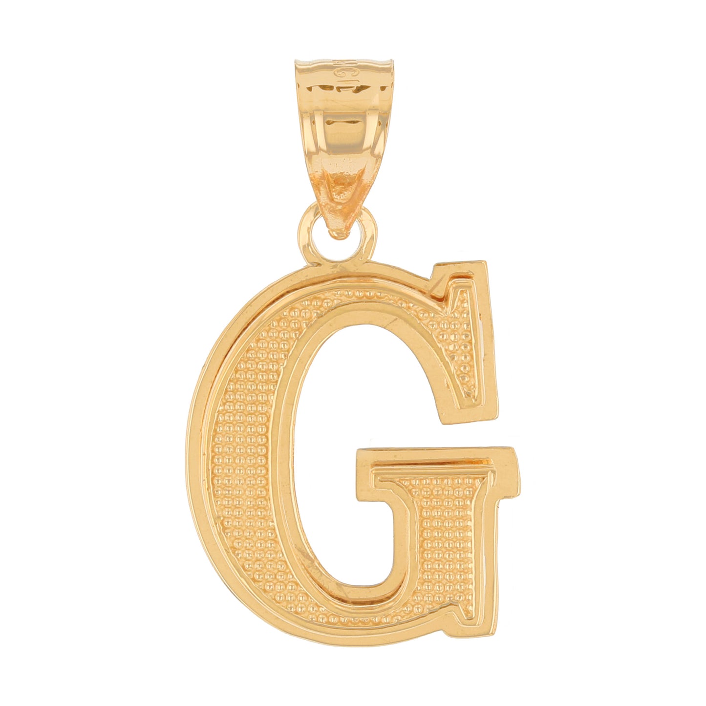 Double Layer 3D Initial Pendants (JackAni# P13888)
