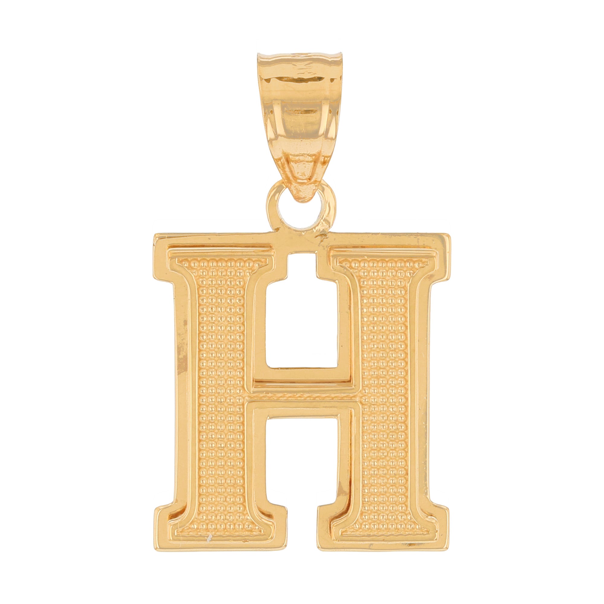 Double Layer 3D Initial Pendants (JackAni# P13888)