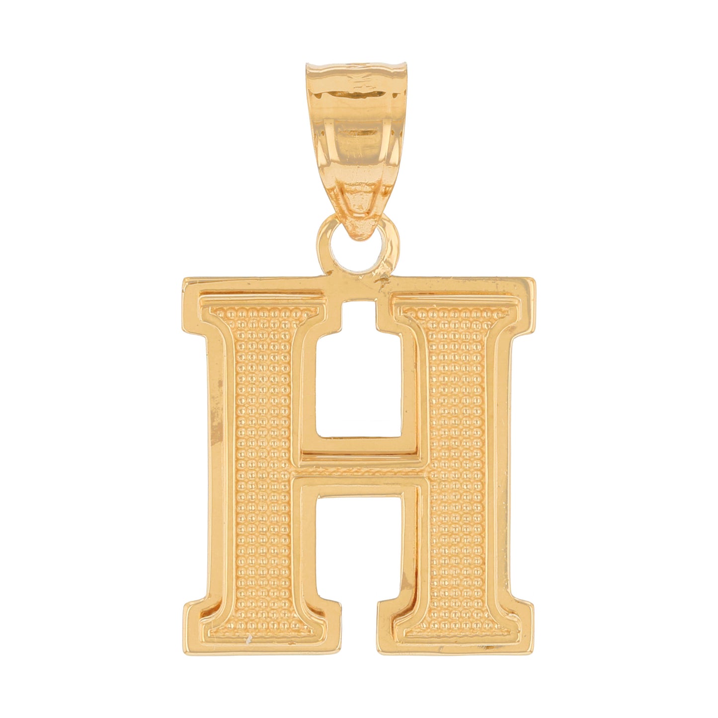 Double Layer 3D Initial Pendants (JackAni# P13888)
