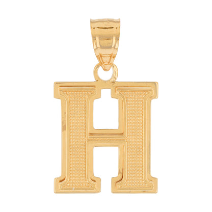 Double Layer 3D Initial Pendants (JackAni# P13888)