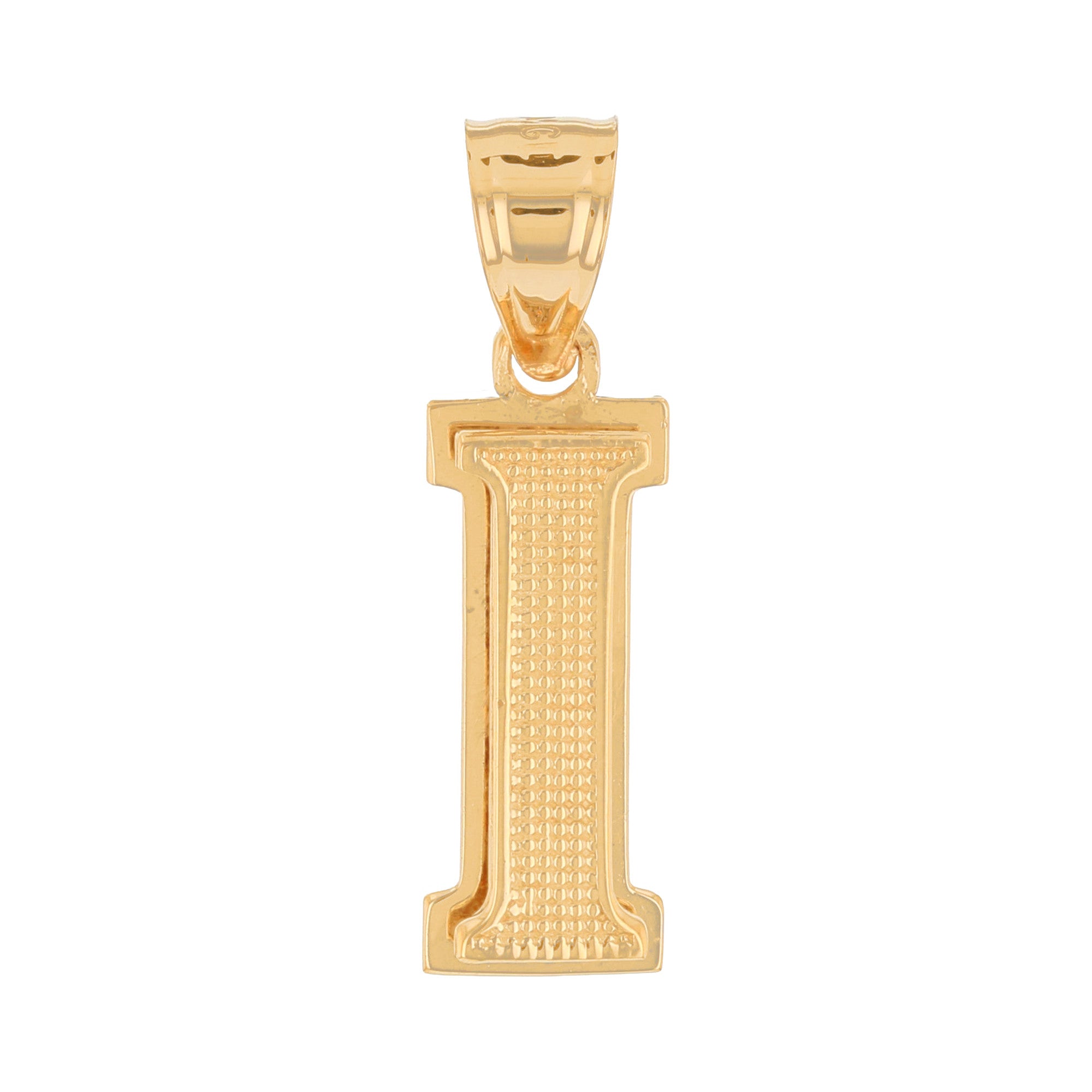 Double Layer 3D Initial Pendants (JackAni# P13888)