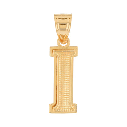 Double Layer 3D Initial Pendants (JackAni# P13888)