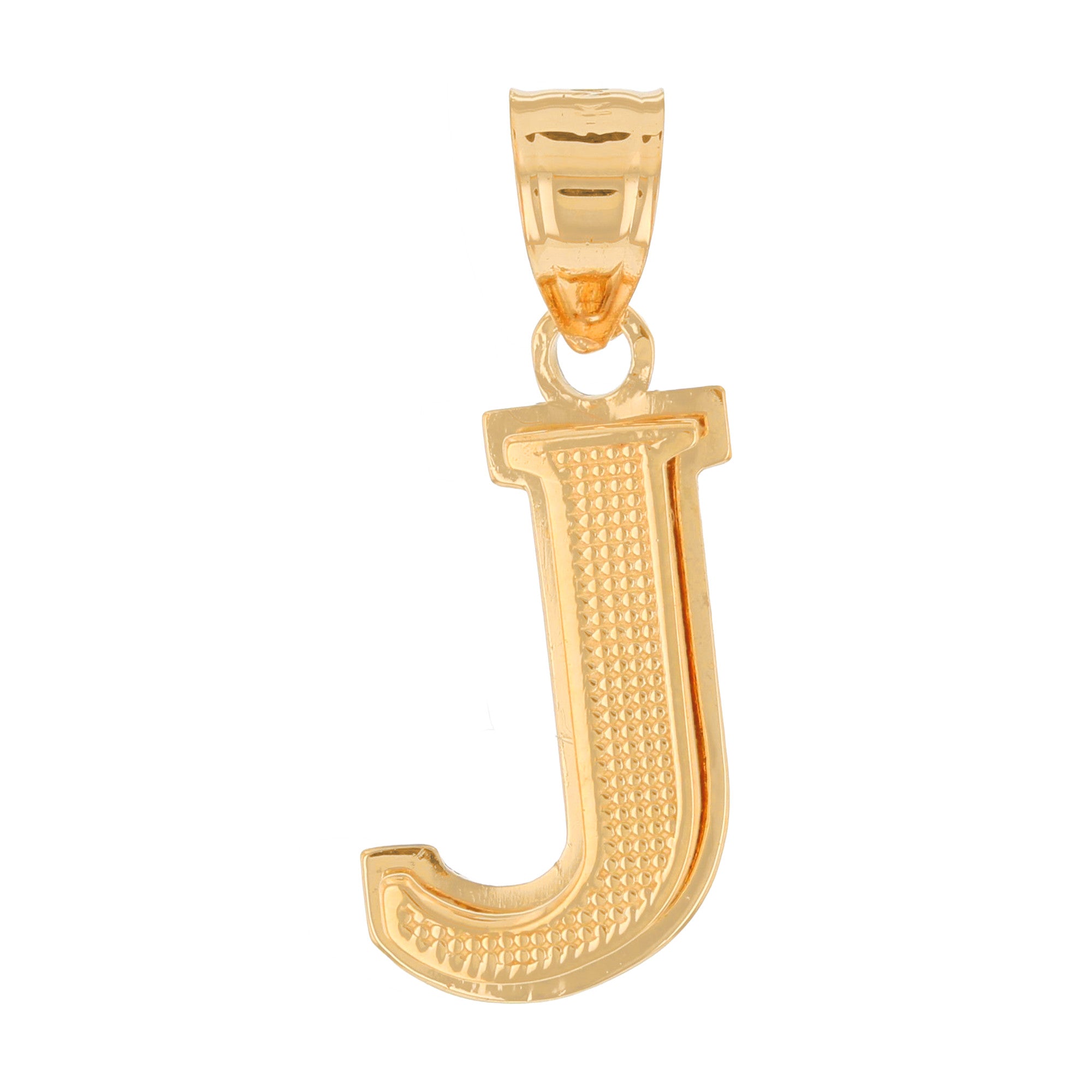 Double Layer 3D Initial Pendants (JackAni# P13888)
