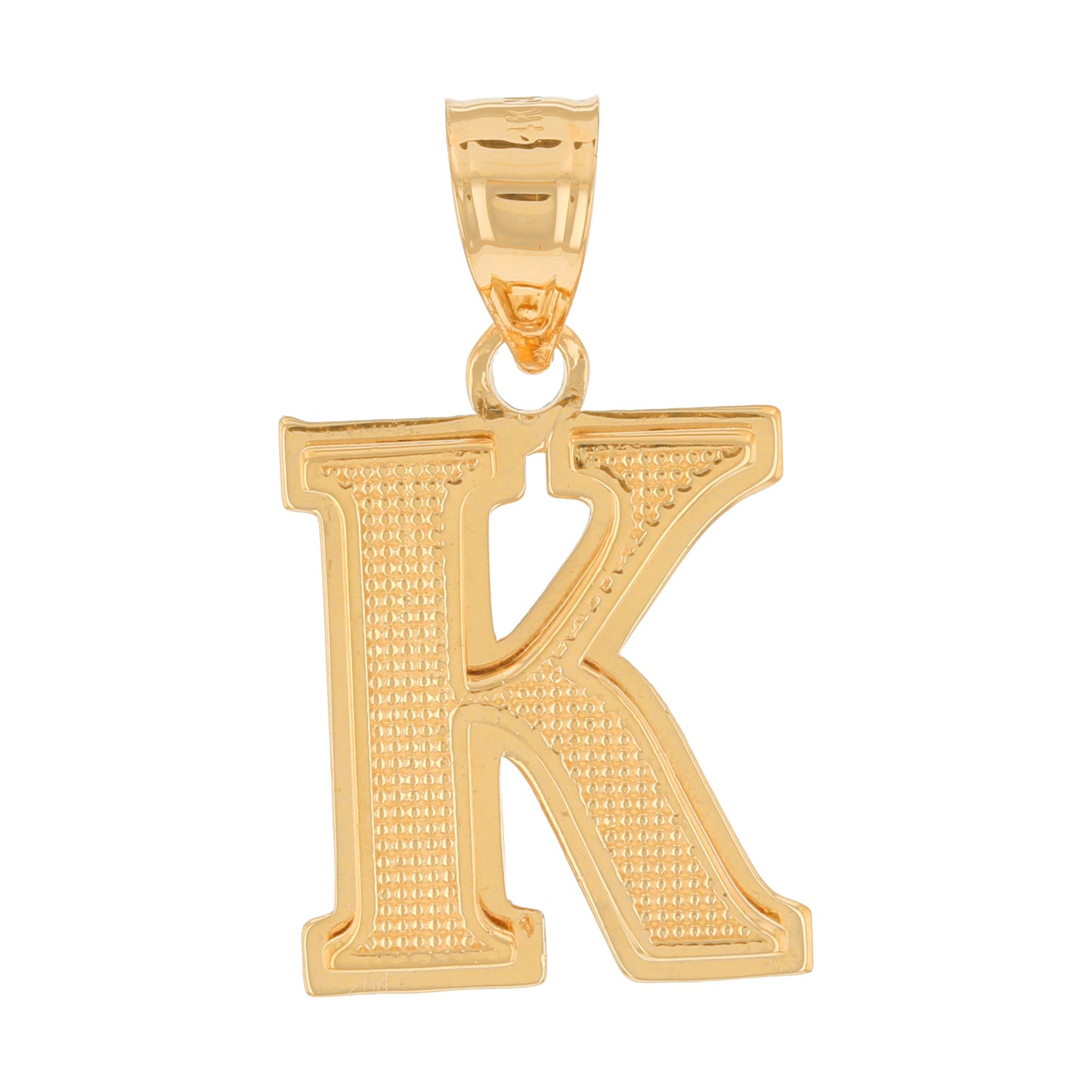 Double Layer 3D Initial Pendants (JackAni# P13888)