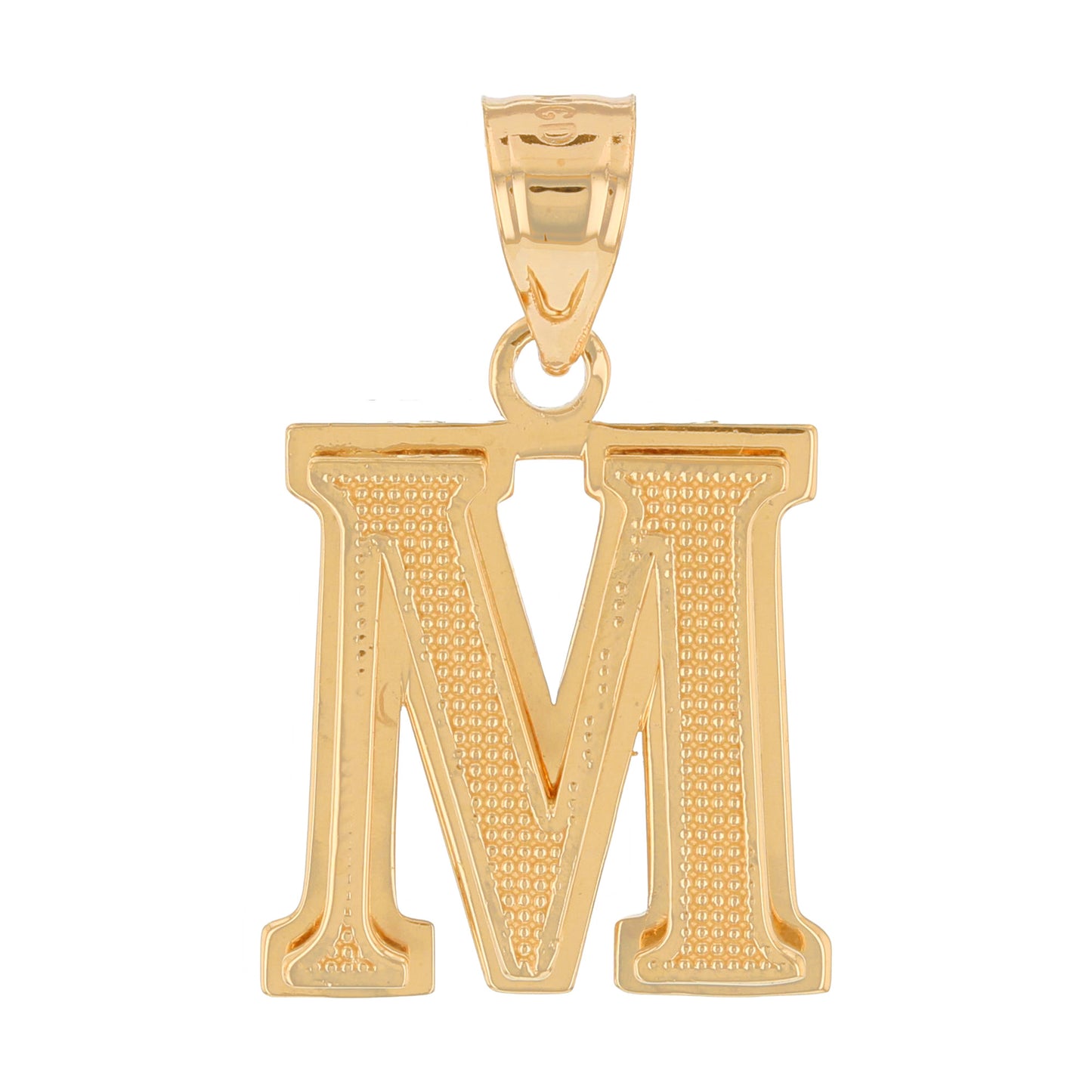 Double Layer 3D Initial Pendants (JackAni# P13888)