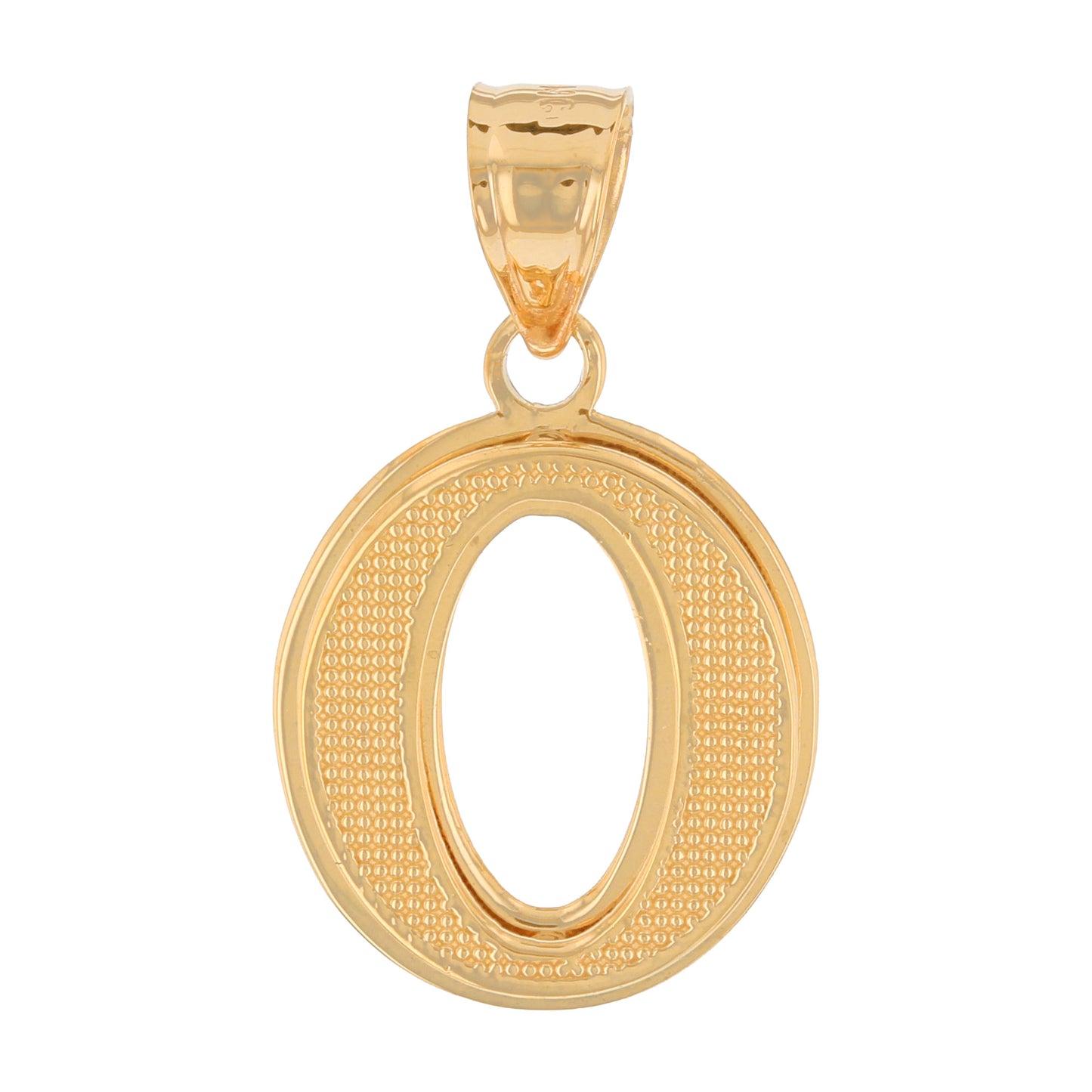 Double Layer 3D Initial Pendants (JackAni# P13888)