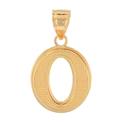 Double Layer 3D Initial Pendants (JackAni# P13888)
