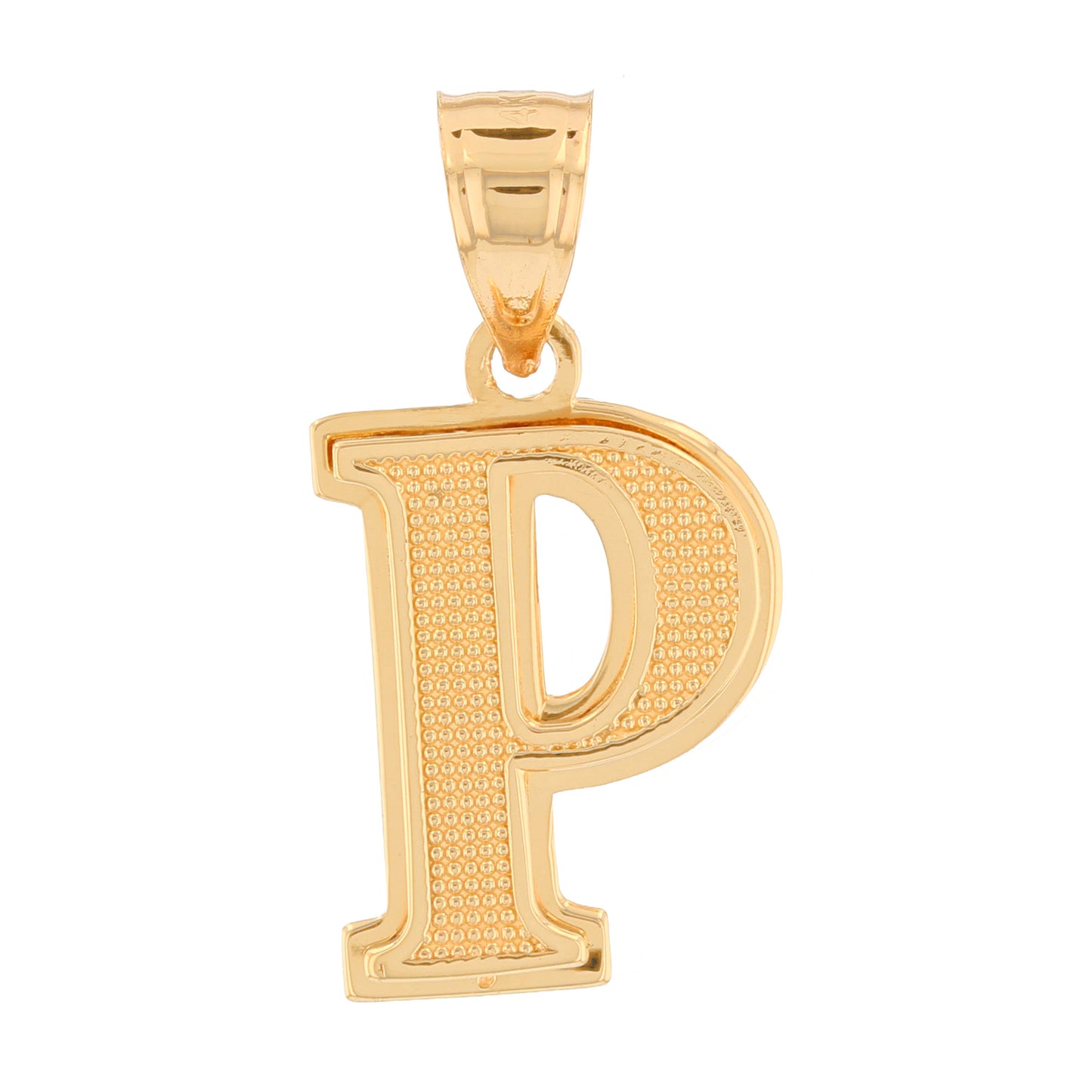 Double Layer 3D Initial Pendants (JackAni# P13888)
