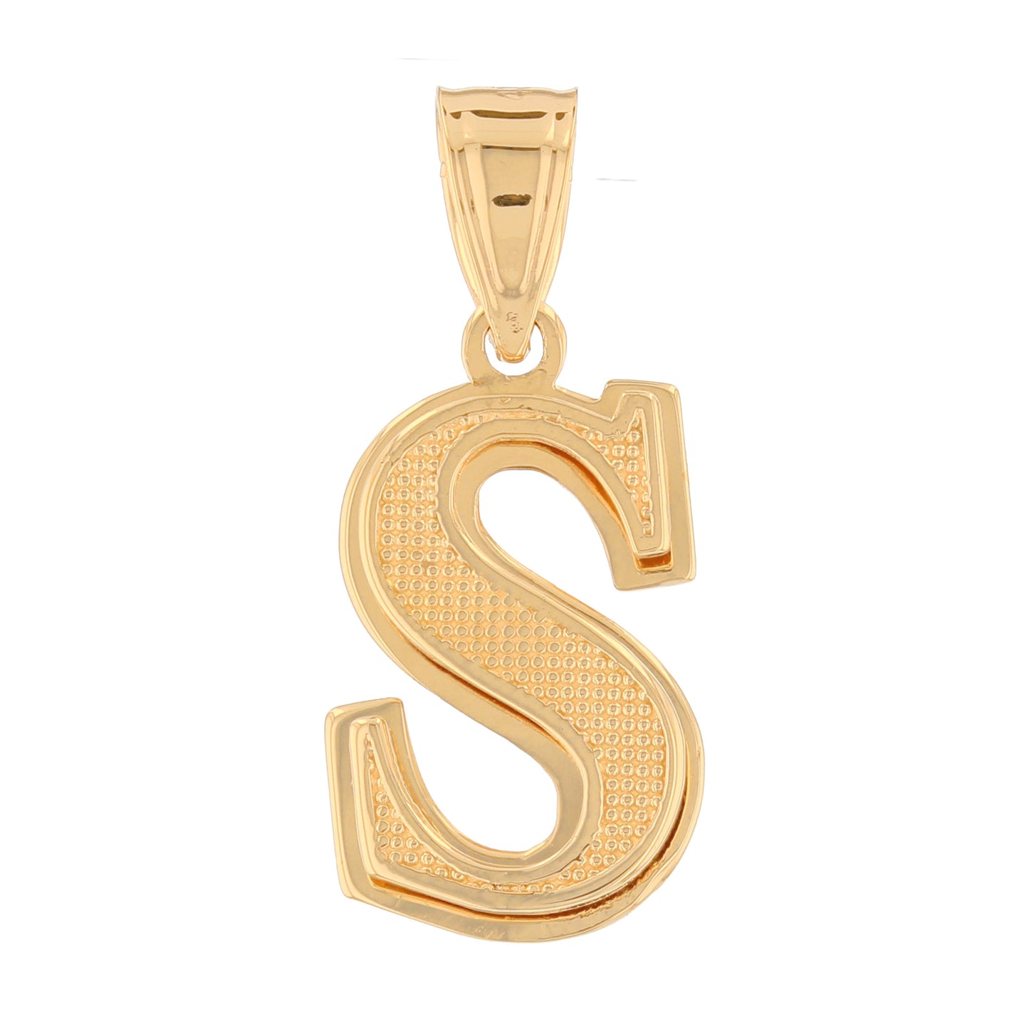 Double Layer 3D Initial Pendants (JackAni# P13888)