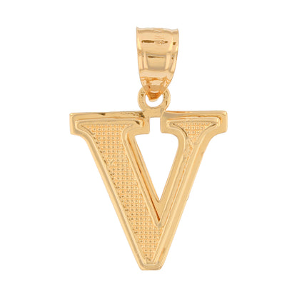 Double Layer 3D Initial Pendants (JackAni# P13888)