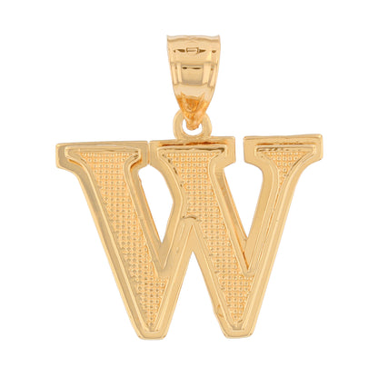 Double Layer 3D Initial Pendants (JackAni# P13888)