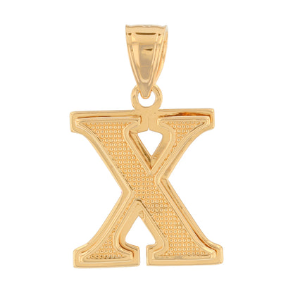 Double Layer 3D Initial Pendants (JackAni# P13888)