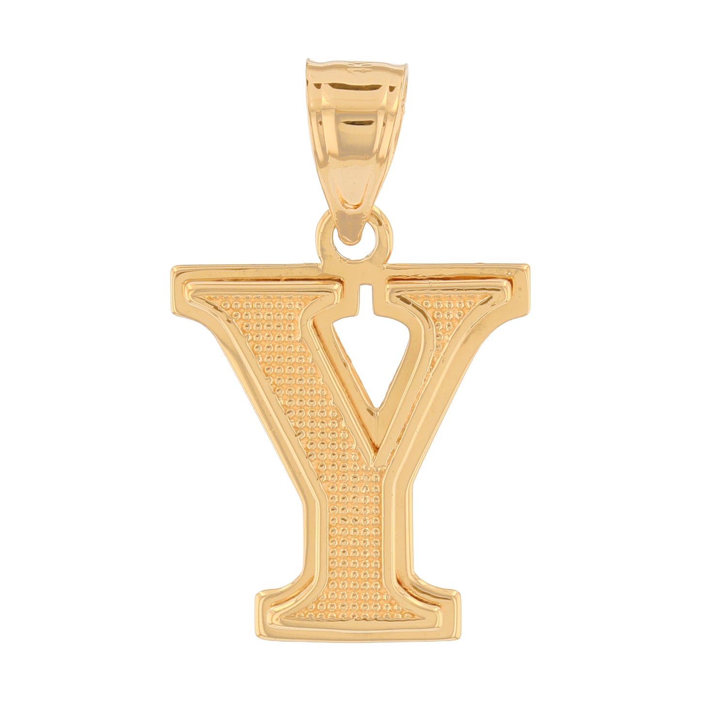 Double Layer 3D Initial Pendants (JackAni# P13888)