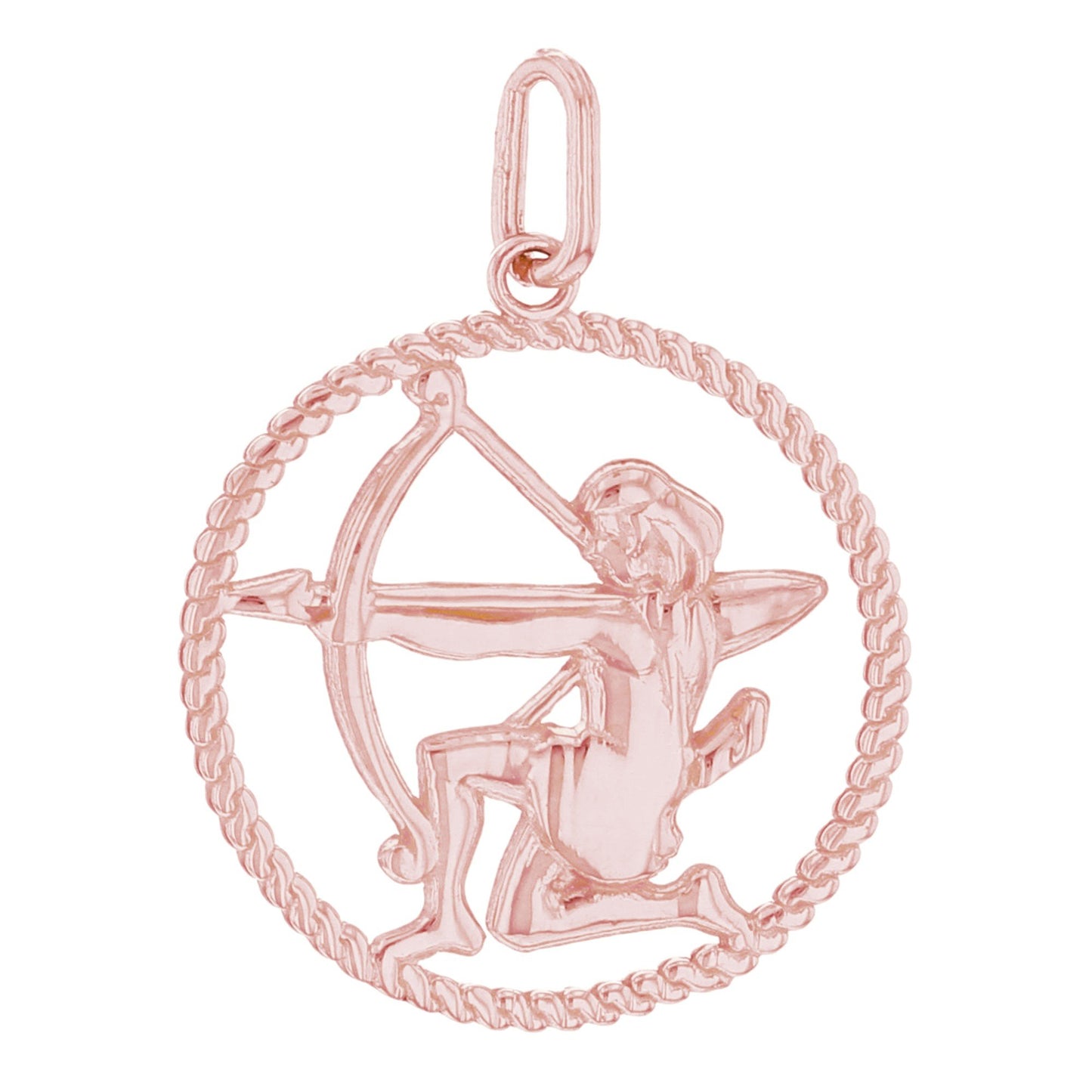 Round Petite Zodiac Charm Pendant (JackAni# P1746)