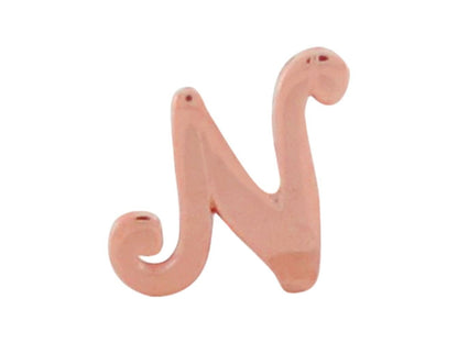 Rose Gold Girls Initial Letter Single Petite Post Earring (JackAni# E9287)