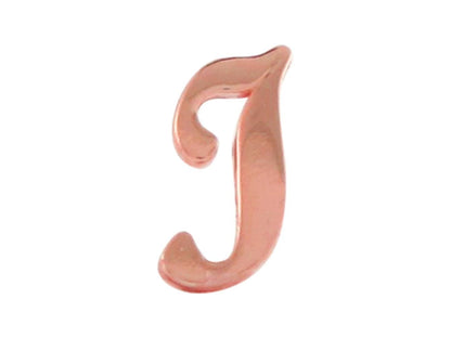 Rose Gold Girls Initial Letter Single Petite Post Earring (JackAni# E9287)