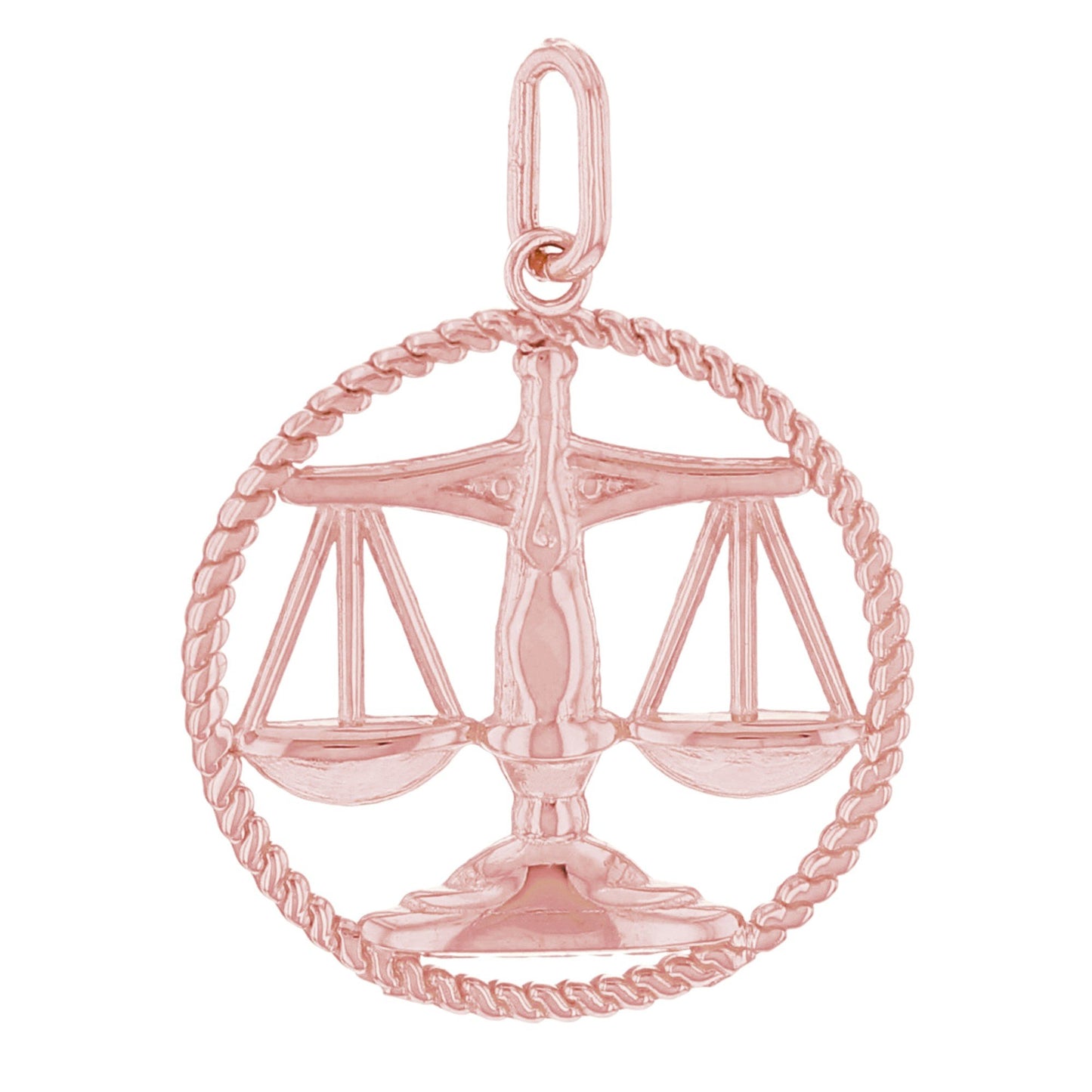 Round Petite Zodiac Charm Pendant (JackAni# P1746)