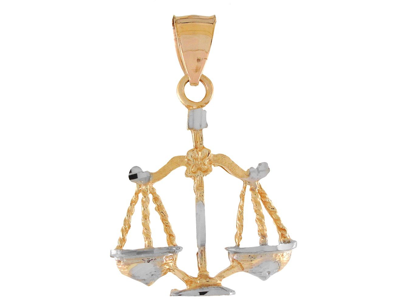 Brilliant Diamond Cut Zodiac Sign Pendant (JackAni# P11380)