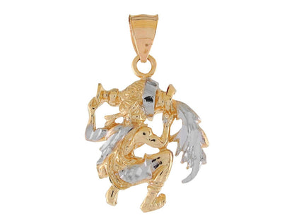 Brilliant Diamond Cut Zodiac Sign Pendant (JackAni# P11387)