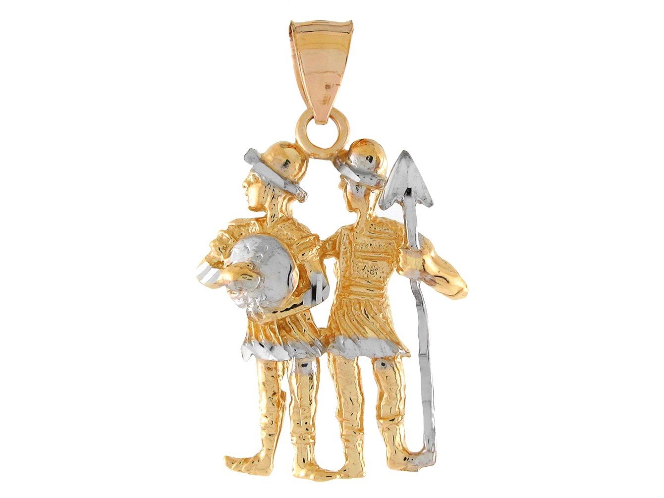 Brilliant Diamond Cut Zodiac Sign Pendant (JackAni# P11380)