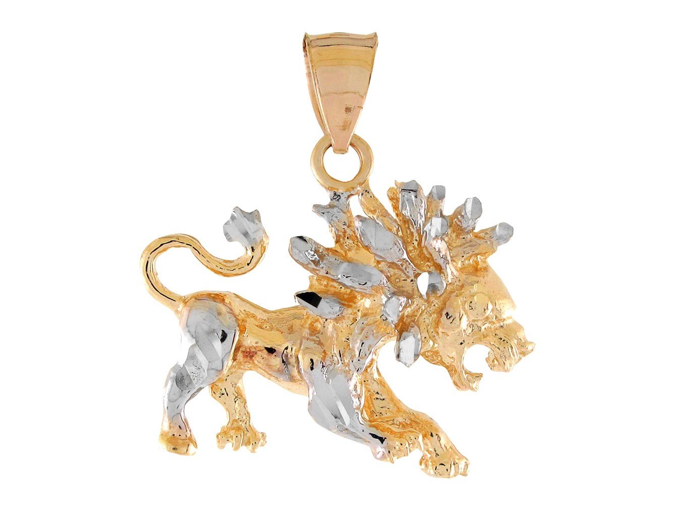 Brilliant Diamond Cut Zodiac Sign Pendant (JackAni# P11380)