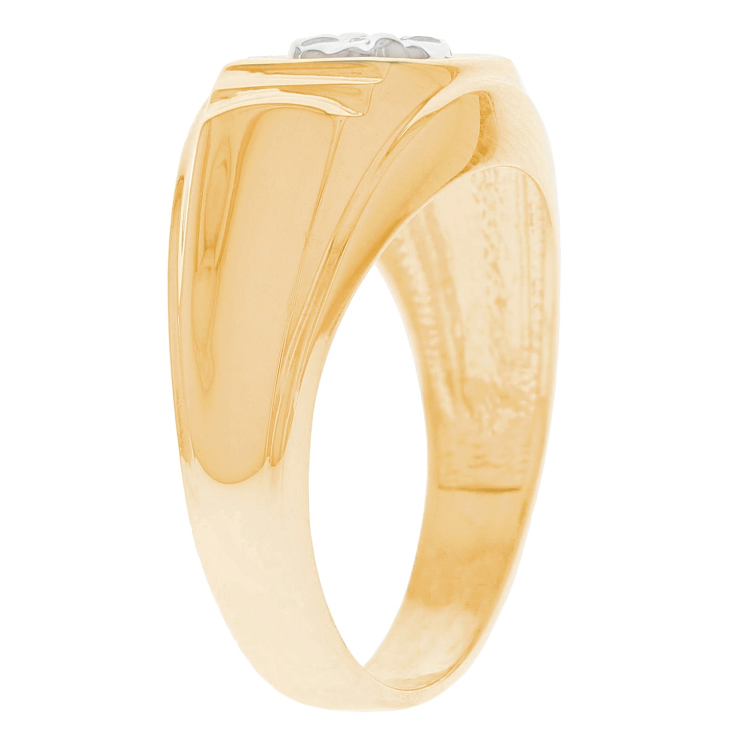 Gold Diamond Mens Ring (JackAni# R13167)