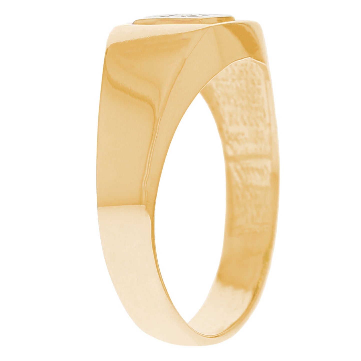 Gold Diamond Mens Cluster Ring (JackAni# R13169)