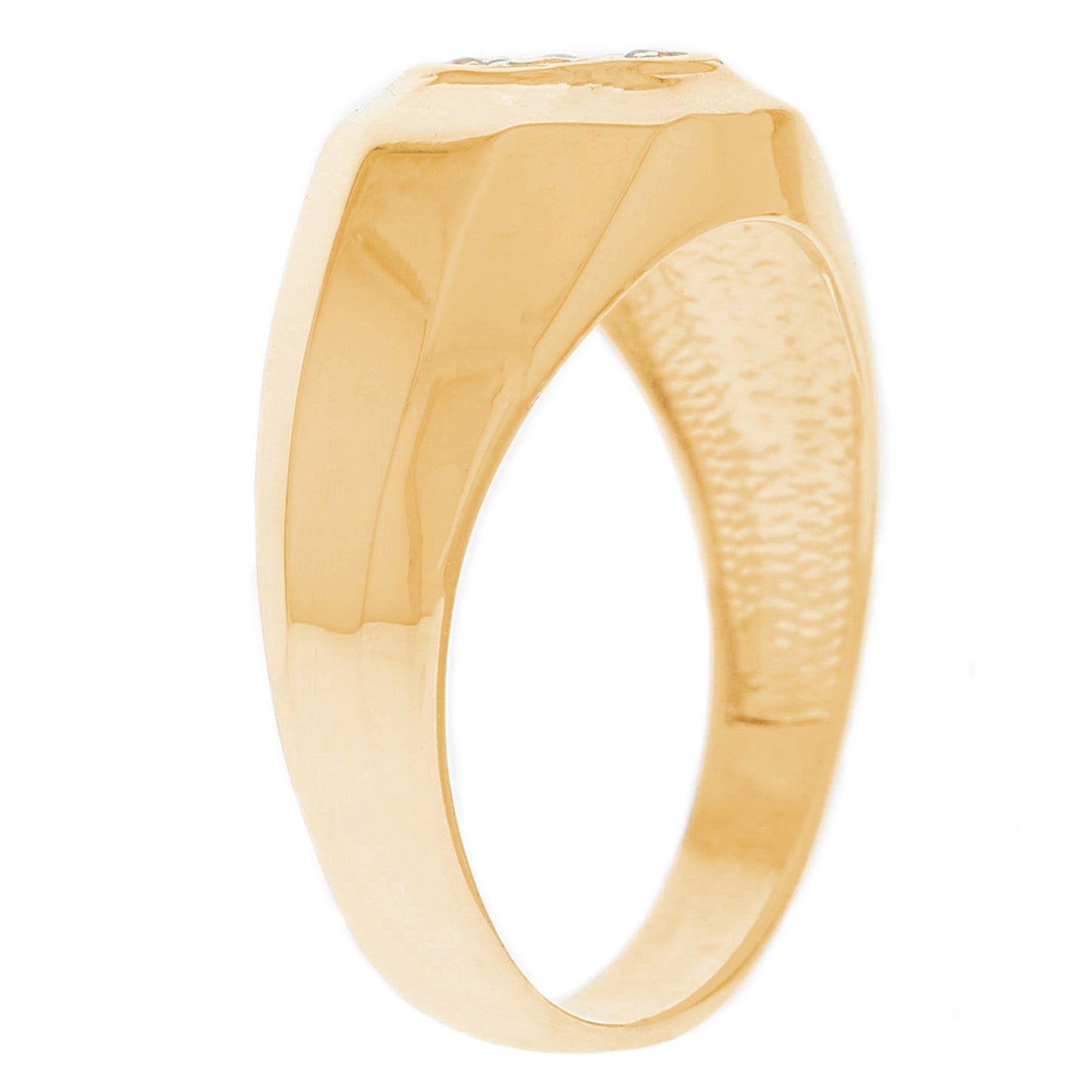 Gold Diamond Mens Ring (JackAni# R13174)