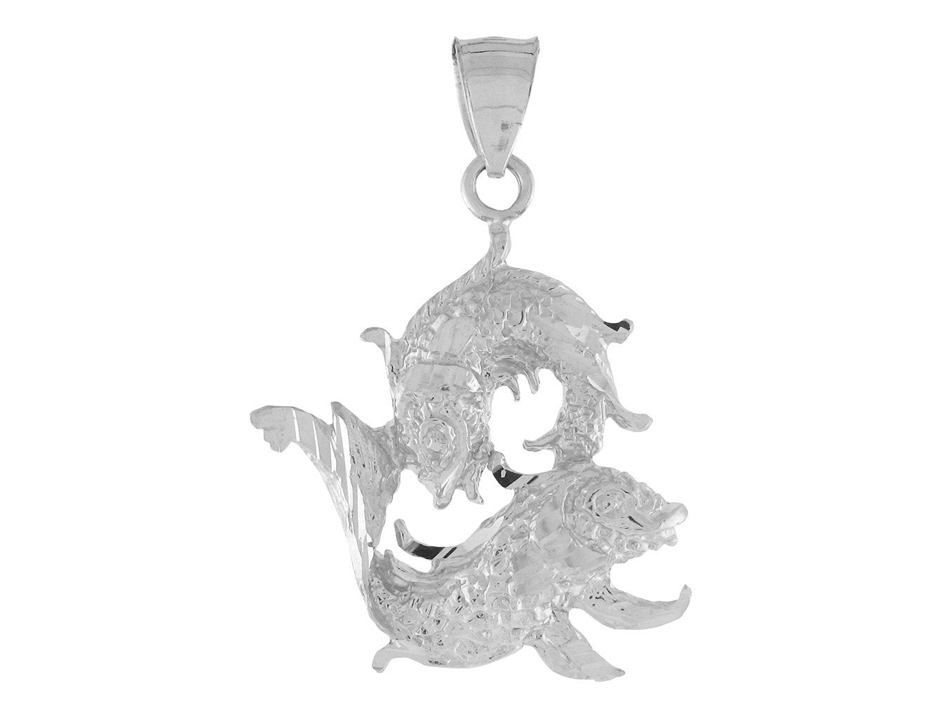 Brilliant Diamond Cut Zodiac Sign Pendant (JackAni# P11380)