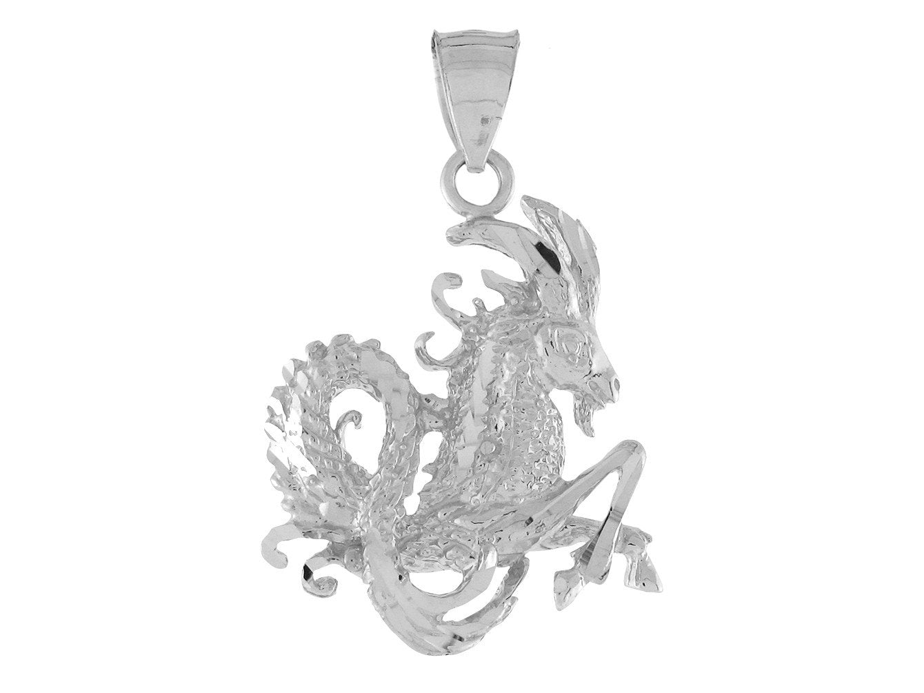 Brilliant Diamond Cut Zodiac Sign Pendant (JackAni# P11387)