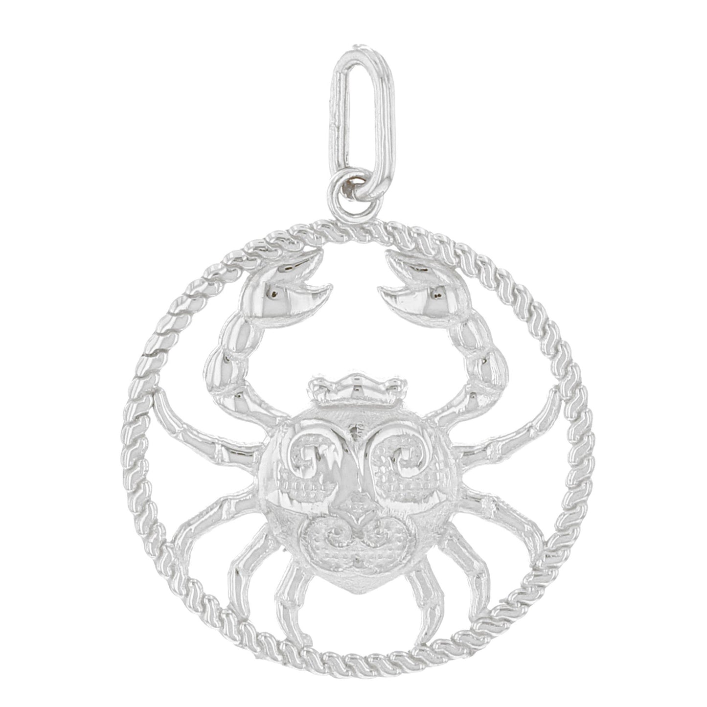 Round Petite Zodiac Charm Pendant (JackAni# P1746)