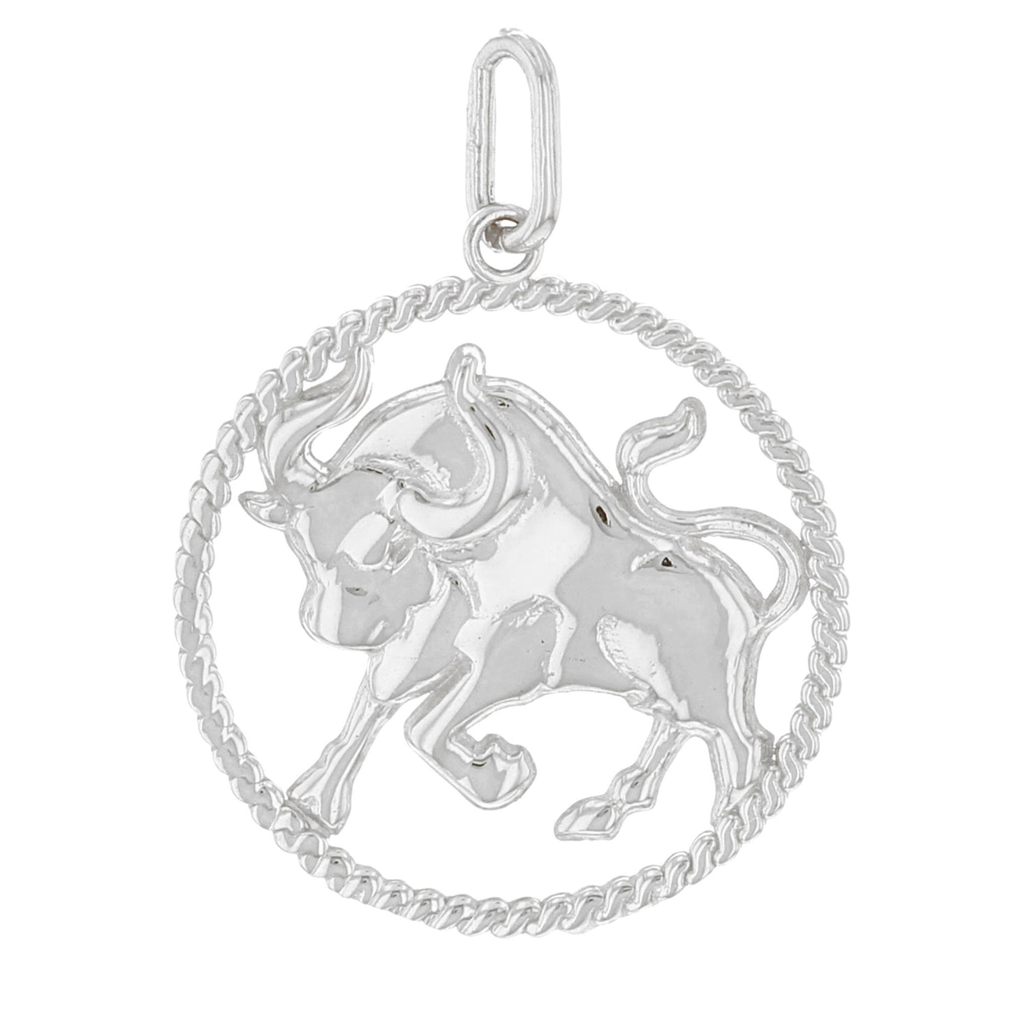 Round Petite Zodiac Charm Pendant (JackAni# P1746)