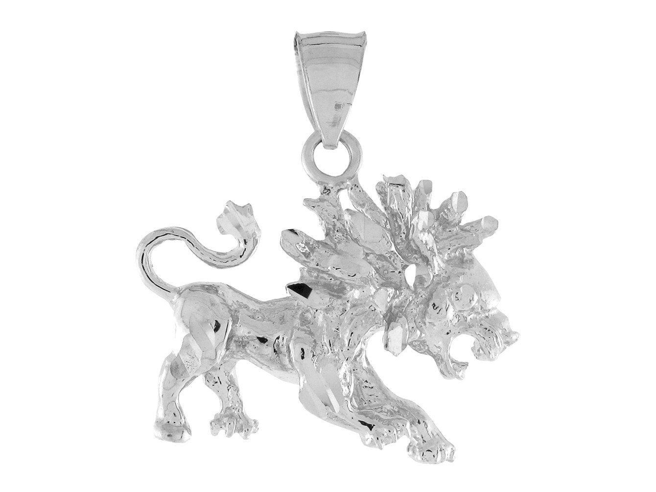 Brilliant Diamond Cut Zodiac Sign Pendant (JackAni# P11380)