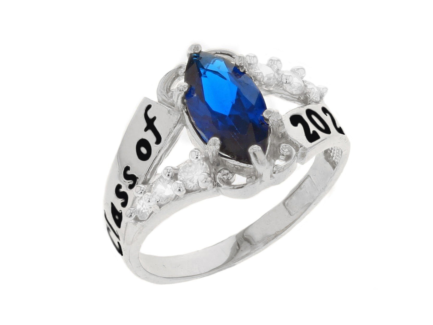 Simulated Birthstone Class of 2024 Graduation Ring (JackAni# R2510)