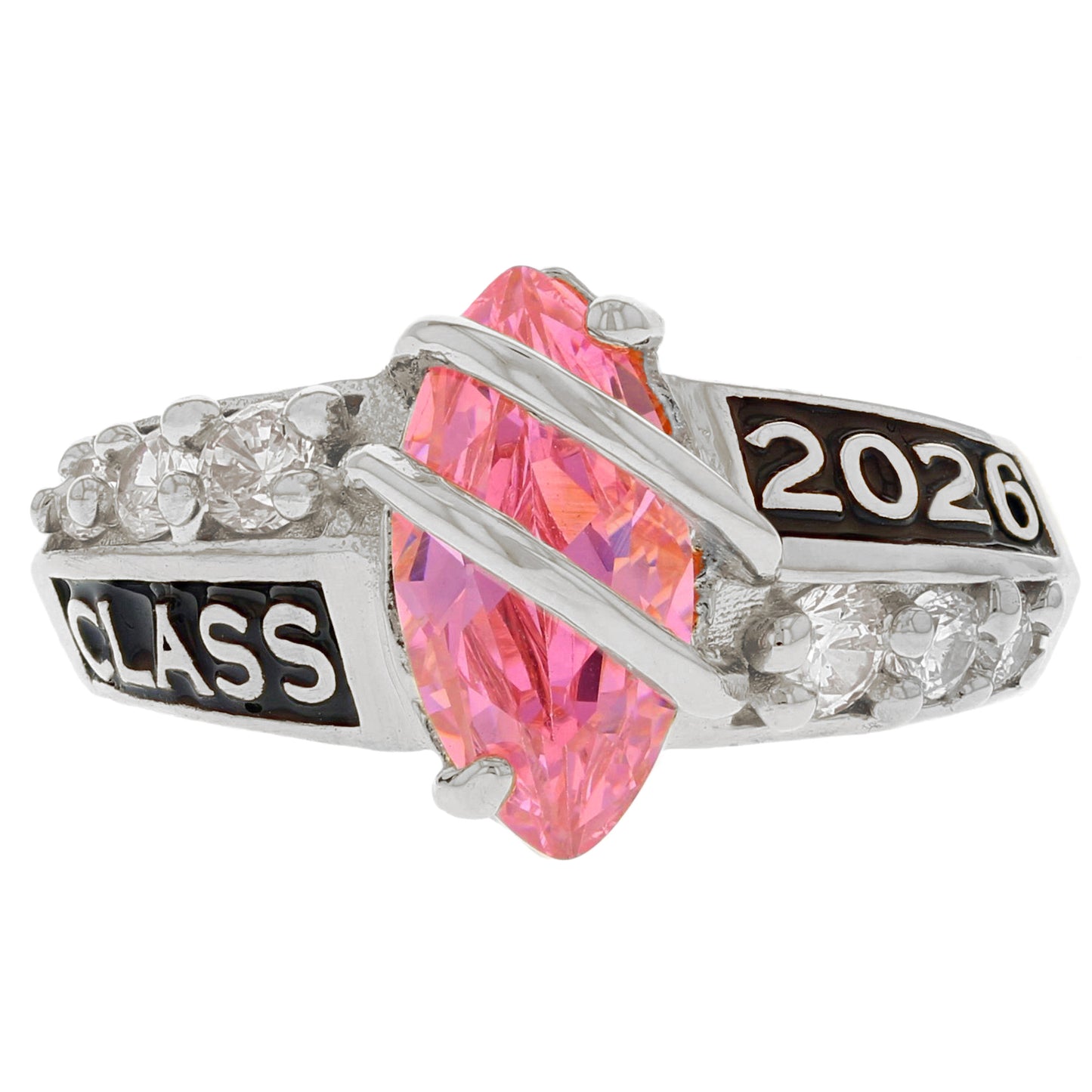 Simulated Birthstone Class of 2026 Graduation Ring (JackAni# R2511)