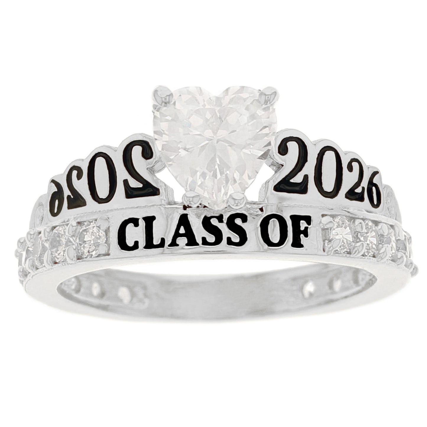 Gold Simulated Birthstone Women's Graduation Ring (JackAni# R11597)