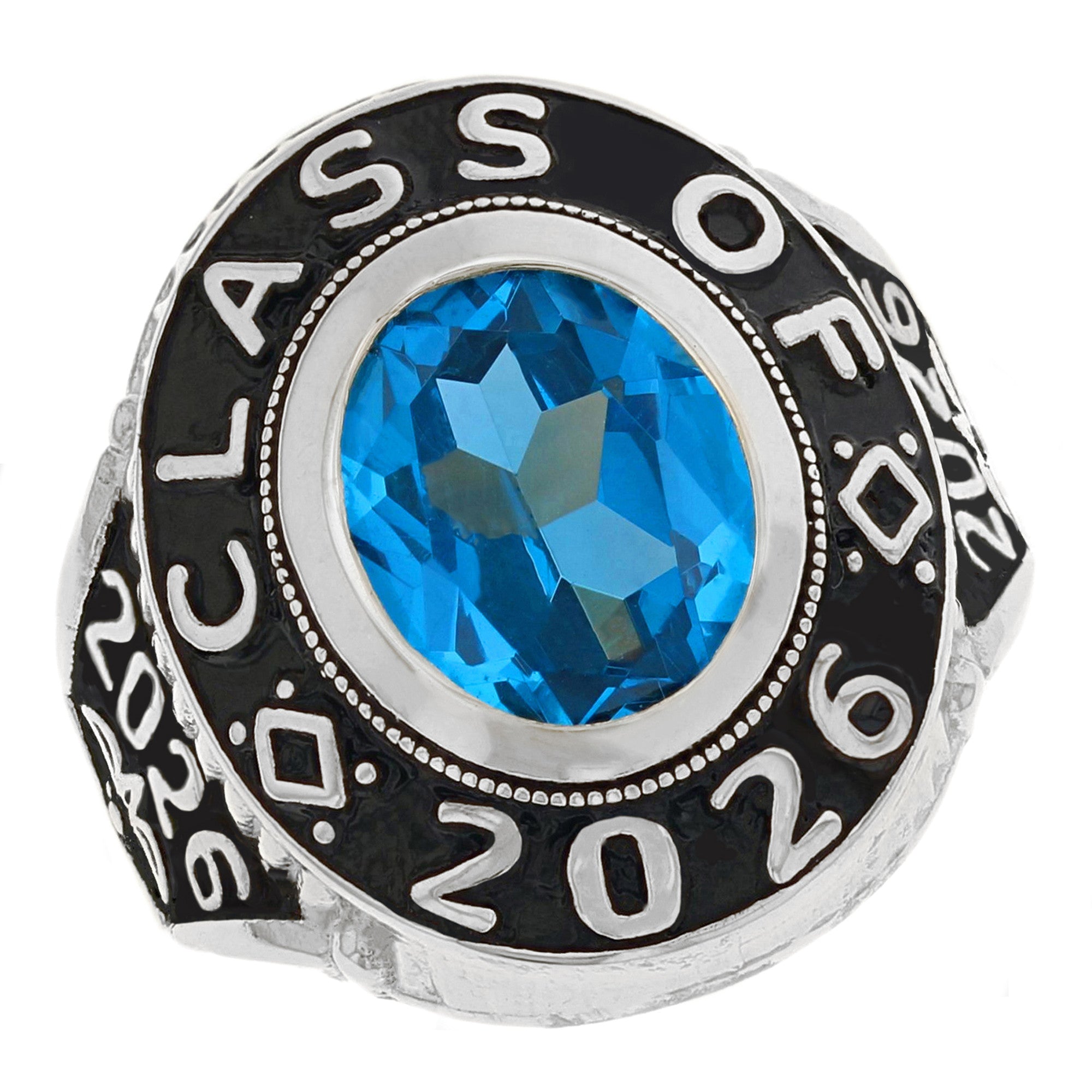 Gold Red Simulated Garnet Mens Birthstone Graduation January Ring (JackAni# R2516)
