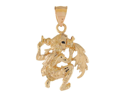 Brilliant Diamond Cut Zodiac Sign Pendant (JackAni# P11380)