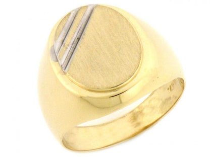 Gold Mens Signet Ring (JackAni# R2032)
