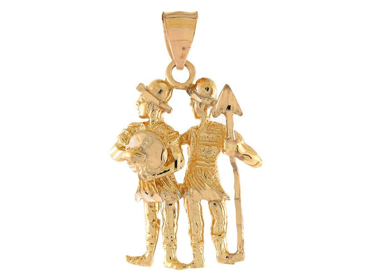 Brilliant Diamond Cut Zodiac Sign Pendant (JackAni# P11385)