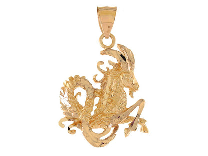 Brilliant Diamond Cut Zodiac Sign Pendant (JackAni# P11387)