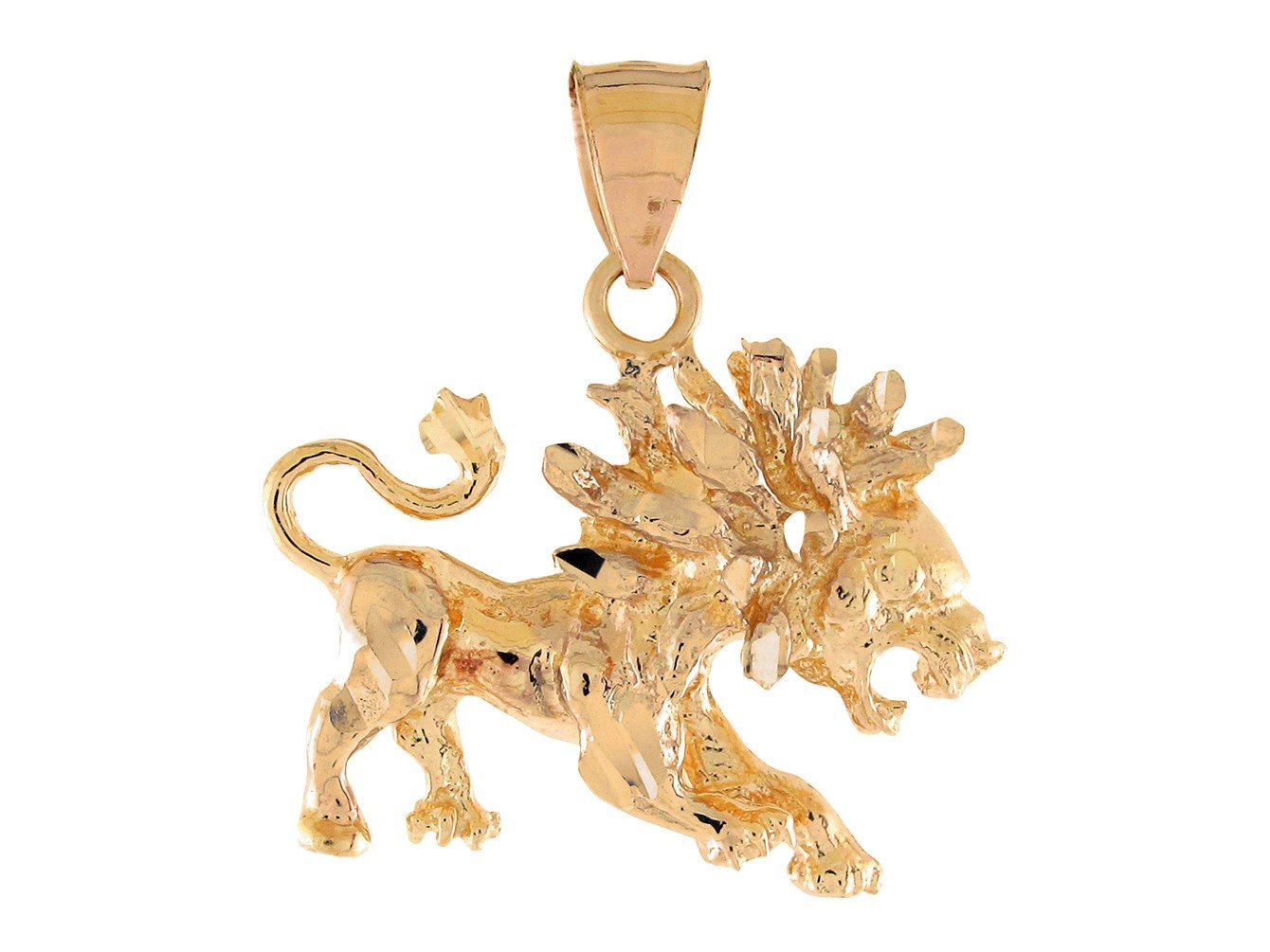 Brilliant Diamond Cut Zodiac Sign Pendant (JackAni# P11380)