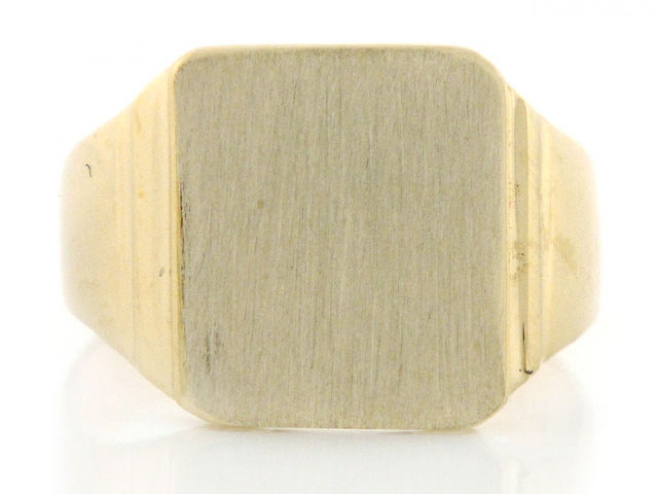 Gold Mens Signet Ring (JackAni# R2030)